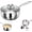 2qt, variant on Pure Titanium Saucepan with Lid, Nonstick, 500F Resistant, Fast Even Heat, All Stoves, Dual Spouts