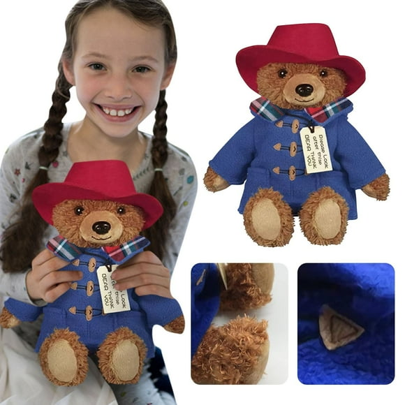 8.6" Paddington Bear Beanie Boos Regular | Classic Paddington Bear Soft Stuffed Animal Plush Toy | Collectible Cuddly Stuffed Teddy