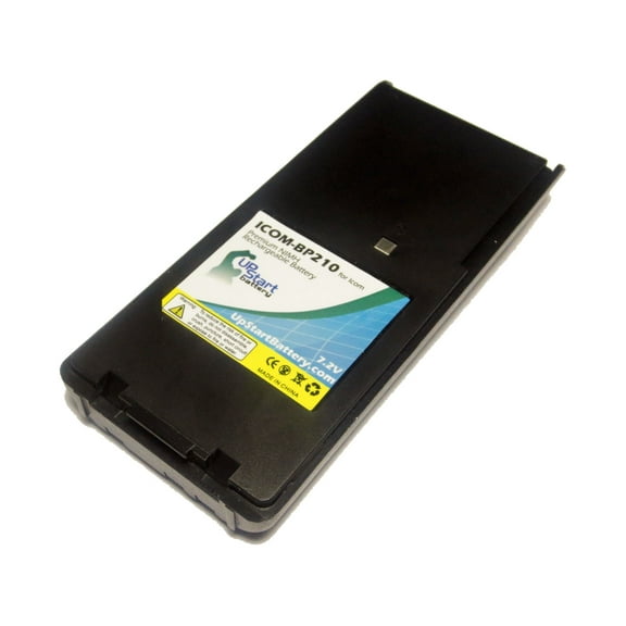 Icom BP-222 Battery - Replacement for Icom BP-210 Two-Way Radio Battery (1600mAh 7.2V NI-MH)