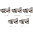 thumbnail image 1 of Cabinet Hinges, Easy To Install 5Pcs Hydraulic Buffer Hinge Reduce Closing Speed Anti Rust   For Bookcases For Wine cabinets  For Wardrobes  Type B, 1 of 8