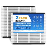 SNAPZY 310 Replacement Filter Compatible with AprilAire Air Purifier Models 1310 2310 3310 4300, Merv 11 Whole House Furnace Filters Size 20x20x4, 2-Pack