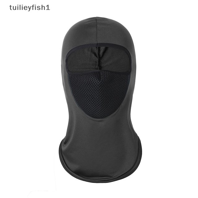 tuilieyfish1 Pasamontañas Transpirables Para Motocicleta Máscara De Cara Completa Motocross Casco Capucha Moto Montar Cuello Accesorios A
