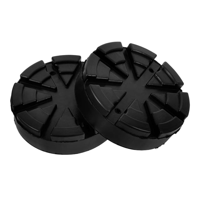 Raindrops 2Pcs Floor Jack Rubber Pad Black Stable Support for Jack Stand Pinch Welds