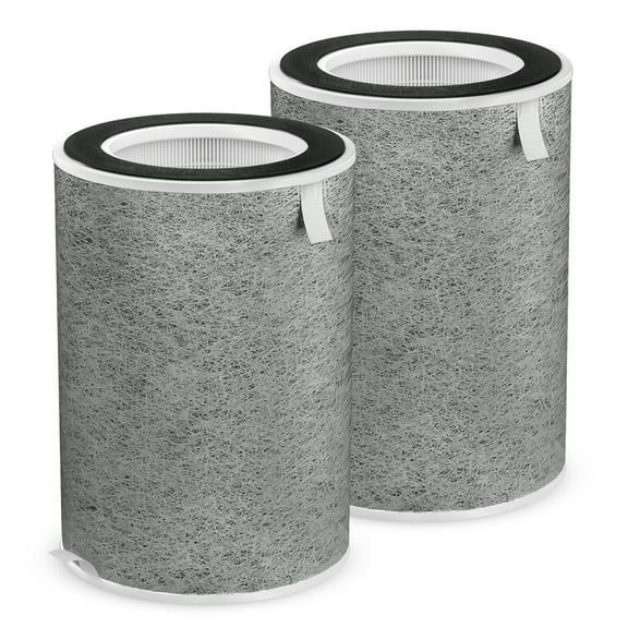 2 Pack HP201 HP202 Replacement Filter, Compatible with Shark HP200 Series & HC502 Air Purifiers, High-Efficiency 3-Layer Filtration, Cleans up to 99.98% Particles