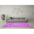 thumbnail image 3 of Ahgly Company Indoor Rectangle Medallion Purple Traditional Area Rugs, 7' x 9', 3 of 4