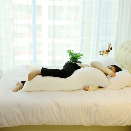 Zippered Body Pillow Case Cover Soft Microfiber Long ...