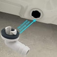 thumbnail image 2 of Visland 3/5 Inch(15mm) Air Conditioner Drain Hose Connector Elbow Fitting with Rubber Ring, Universal Fit Mini-Split AC Unit and Window Air Conditioning Unit,3Packs, 2 of 8