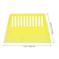 thumbnail image 2 of Tineasur Caulk Remover Wallpaper Remover Yellow PVC 6pcs Diy Projects Tool, 2 of 8