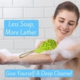thumbnail image 5 of Cuerpo de limpieza profunda, para baño y ducha, múltiples texturas para una exfoliación suave y profunda, espuma generosa y rica (paquete de 3), 5 of 5