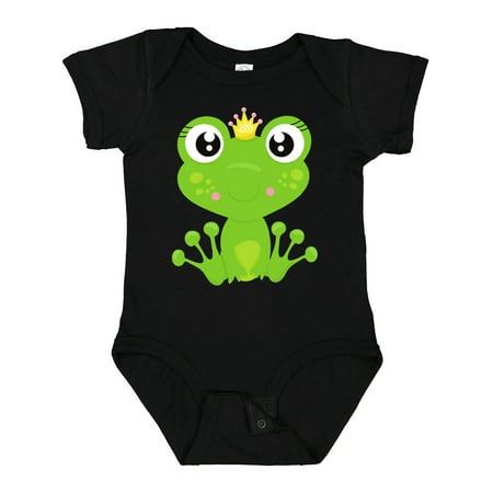 

Inktastic Cute Frog Green Frog Frog Princess Crown Gift Baby Girl Bodysuit