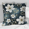 thumbnail image 2 of Designart "Whitecap Floral Serenity" Floral Printed Throw Pillow, 2 of 5