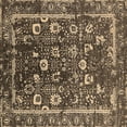 thumbnail image 1 of Ahgly Company Indoor Square Oriental Brown Industrial Area Rugs, 5' Square, 1 of 4