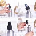 thumbnail image 4 of Paquete de 10 botellas de aluminio con atomizador de niebla fina de 120 ml (4 oz) y atomizadores recargables de metal. Botellas vacías con atomizador., 4 of 8