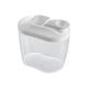 thumbnail image 4 of Contenedor de almacenamiento de alimentos, dispensador de cereales, fácil de limpiar, portátil, diseño transparente, organizador de despensa multiusos , Blanco Pequeño Macarena Contenedor de almacenamiento, 4 of 8