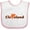 White and Pink, variant on Inktastic Cleveland Heart Solid Orange Boys or Girls Baby Bib