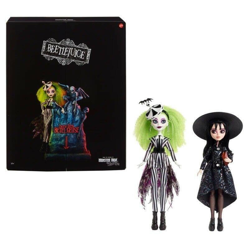 Mattel Creations Beetlejuice And Lydia Deetz Monster High Skullector Dolls New Walmart Com Mattel Creations Beetlejuice And Lydia Deetz Monster High Skullector Dolls New Walmart Com