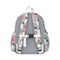 thumbnail image 3 of Shih Tzu Dog and Flower Floral Backpack for School,Cute School Bag,Schoolbag with Adjustable Shoulder Straps & Padded Back,13.4"x11"x4.7", 3 of 6