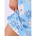 thumbnail image 5 of DARING DIVA Women's Floral Sleeveless Scoopneck Nightgown with Pockets M Blue Flowers, 5 of 7