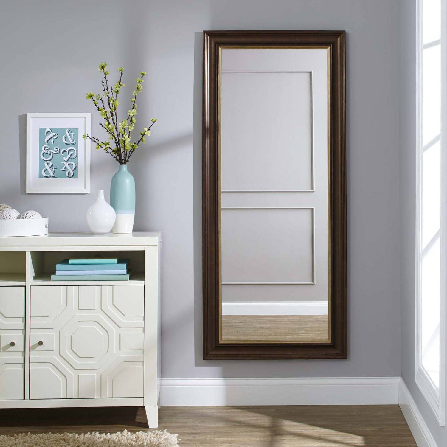 Better Homes&gardens 27x70 Bronze Leaner Mirror