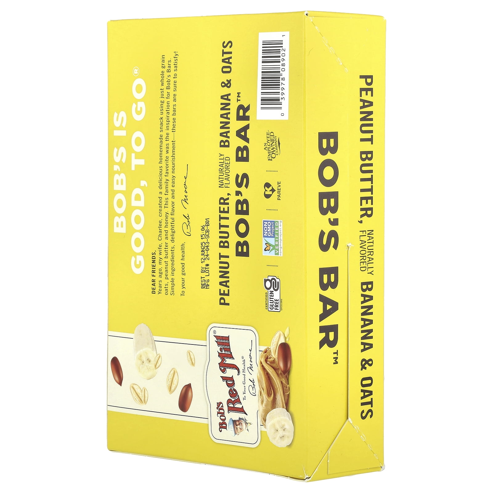 Bob's Red Mill Peanut Butter Banana & Oats Bar