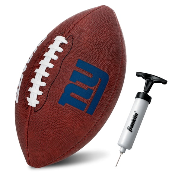 Fútbol americano Franklin Sports NFL New York Giants, talla juvenil