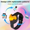 thumbnail image 2 of YUNOVA AirTag Wristband for Kids - Adjustable Silicone Bracelet with 4 Replaceable Cartoon Patterns Waterproof Tracker Holder Compatible with Apple AirTag Accessories, 2 of 5