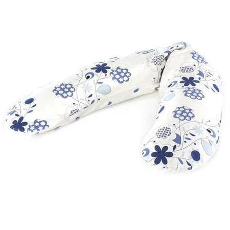Theraline Original Maternity and Nursing Pillow, Blue Bouquet