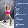 thumbnail image 2 of Tree Yoga Mat Towel with Feature, Storage Bag, 72.8"x26.8" - Yoga, Pilates, Fitness, Gym Towel, 2 of 6