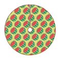 thumbnail image 1 of Fotbe Summer Watermelon Pattern Christmas Tree Skirt, Tree Skirts Plush Christmas Decorations, Christmas Tree Skirts Xmas Decorations Holiday Party Decor-36", 1 of 6
