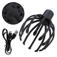 thumbnail image 1 of Black, multi-claw electric massager head scalp kneading massager octopus electric head massage claws, 1 of 5