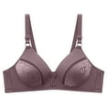 thumbnail image 5 of CFLVAEK Plus Size Bras for Women Comfort Wireless Seamless Sleep Bra Full Coverage Lift Bralette Breathable Everyday Bras for Big Bust Gray 42C, 5 of 9