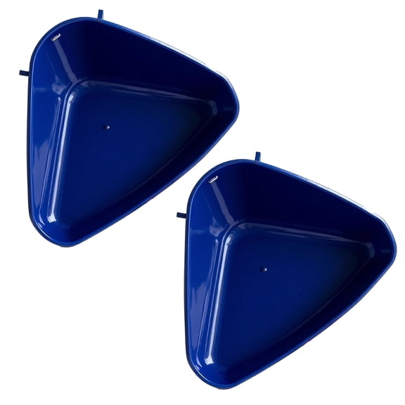 BPPEG Corner Litter Pan for Critters Small Animal Litter Box for Rabbit Guinea Pig Hamster Ferret Space Saving Corner Design Easy Clean Pet Bathroom Accessory