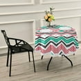 thumbnail image 7 of Dreamtimes Ethnic Pattern Round Tablecloth 60", Waterproof Tablecloth Stain Resistant and Wrinkle Decorative Patio Table Cloths for Kitchen Dinning Room Party Home Garden Picnic, 7 of 7