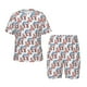 thumbnail image 1 of Fotbe Donkey Pijama Estampada de 2 Piezas para Niños – Ropa de Dormir de Manga Corta Cómoda para Niños y Niñas, Camiseta y Shorts de Algodón-Medium, 1 of 6