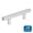 Polished Chrome, variant on Amerock Bar Pulls Square 6-5/16 inch (160mm) Center-to-Center Matte Black Cabinet Pull - 10 Pack