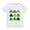 White, variant on Lilgiuy Kids St. Patricks Day Shirt Girls Boys Cute Shamrock Print Solid Color Short Sleeve T-Shirt Toddler Summer Saint Patricks Day Outfits for 3-10 Years (Black)