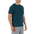 thumbnail image 5 of Athletic Works Men's and Big Men's Core Quick Dry Short Sleeve T-Shirt, up to Size 3XL, 5 of 6