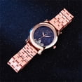 thumbnail image 2 of Mujeres cuarzo Casual banda de acero inoxidable mujer diamantes de imitación reloj elección de regalos Comprar 2 Barco 3, 2 of 4