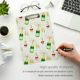 thumbnail image 5 of FMSHPON Champagne Christmas Clipboard Hardboard Wood Nursing Clip Board and Pull for Standard A4 Letter 13x9 inches, 5 of 8