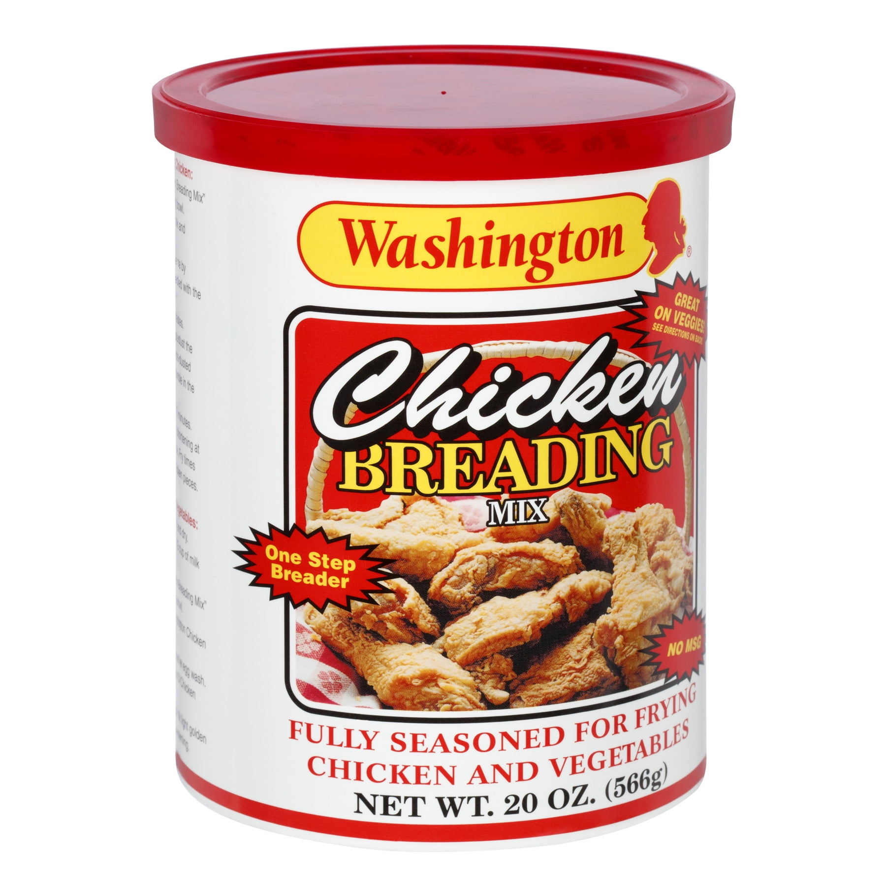 (2 pack) Washington Chicken Breading Mix, Seasoning, 20 oz Canister