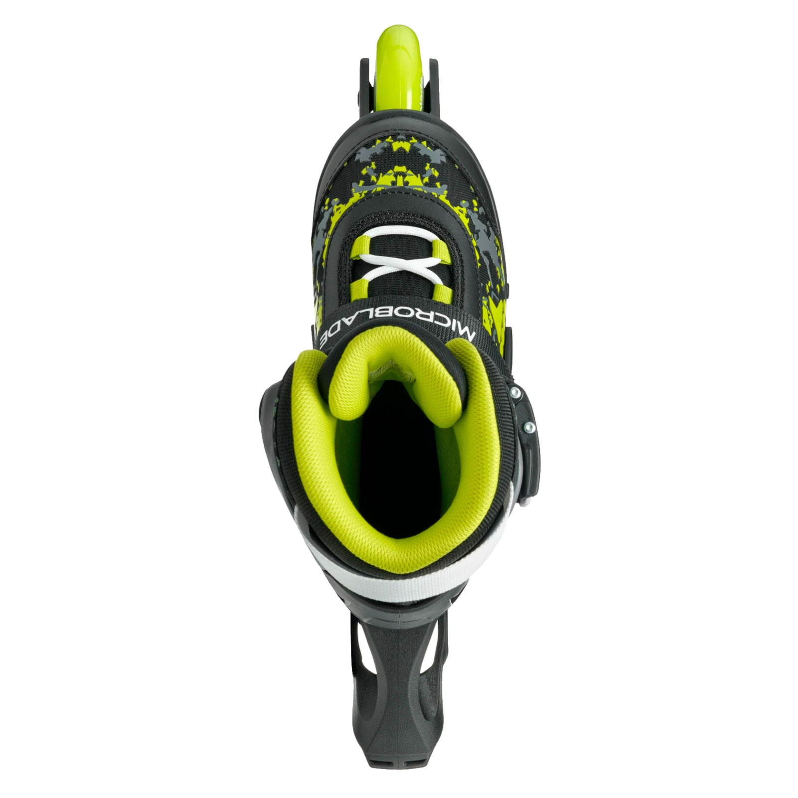 ROLLERBLADE Kids' Microblade SL Black/Lime Skates, Size: 2-5 (86B0751540NG01-2-5)