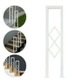 thumbnail image 4 of U-Shaped Stair Handrail, Diamond Shaped Decorative Stair Railing 7.87*33.46in, 4 of 15
