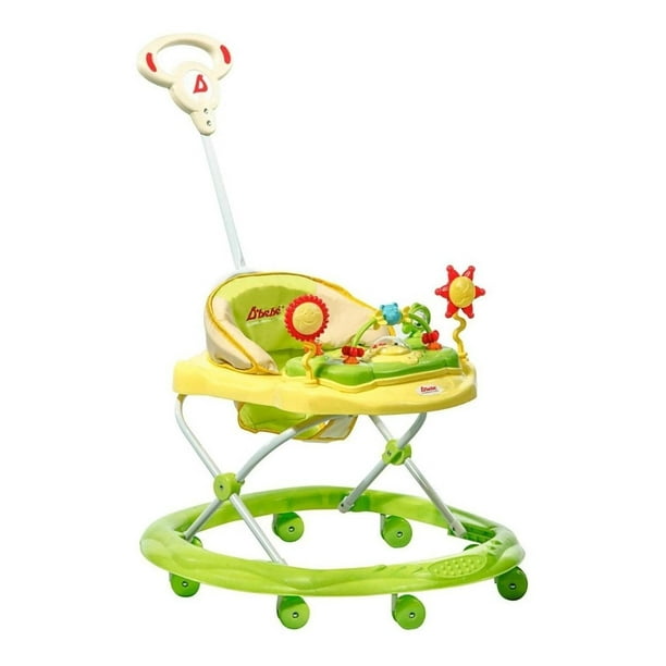 Andadera D Bebe Sun Musical Con Baston verde Mediano D'bebé Sun