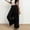 Black, variant on Tqcoqu Y2k Lace Wide Leg Pants Women Cute Boho Grunge Elastic Waist Loose Casual Pants Pajama,White,Women's S-XXL