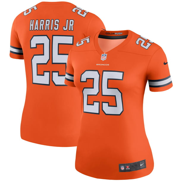 Chris Harris Jr Denver Broncos Nike Women's Color Rush Legend Jersey - Orange