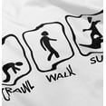 thumbnail image 5 of Crawl Walk Surf Toddler Boy Girl T Shirt Infant Toddler Brisco Brands 6M, 5 of 6