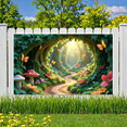 thumbnail image 4 of Magical Forest Backdrop Fantasy Woodland Spring Theme for Kids Party Event Decoration Photography, 4 of 8