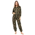 thumbnail image 2 of Unisex Sleepwear Adult Jumpsuit for Women One Piece Pajamas Ladies Non Footed Union Suit Pajamas, 2 of 7