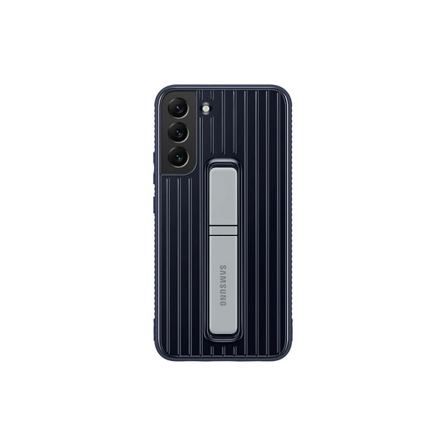 Funda protectora con soporte para Samsung Galaxy S22+, color azul marino