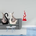 thumbnail image 2 of estatua de cisne,Figuras de cisne,estatuas,decoración del hogar,fiesta de bodas,Escultura abstracta de fuego,Estatua de arte abstracto para decoración del hogar,Escultura de fuego, 2 of 8